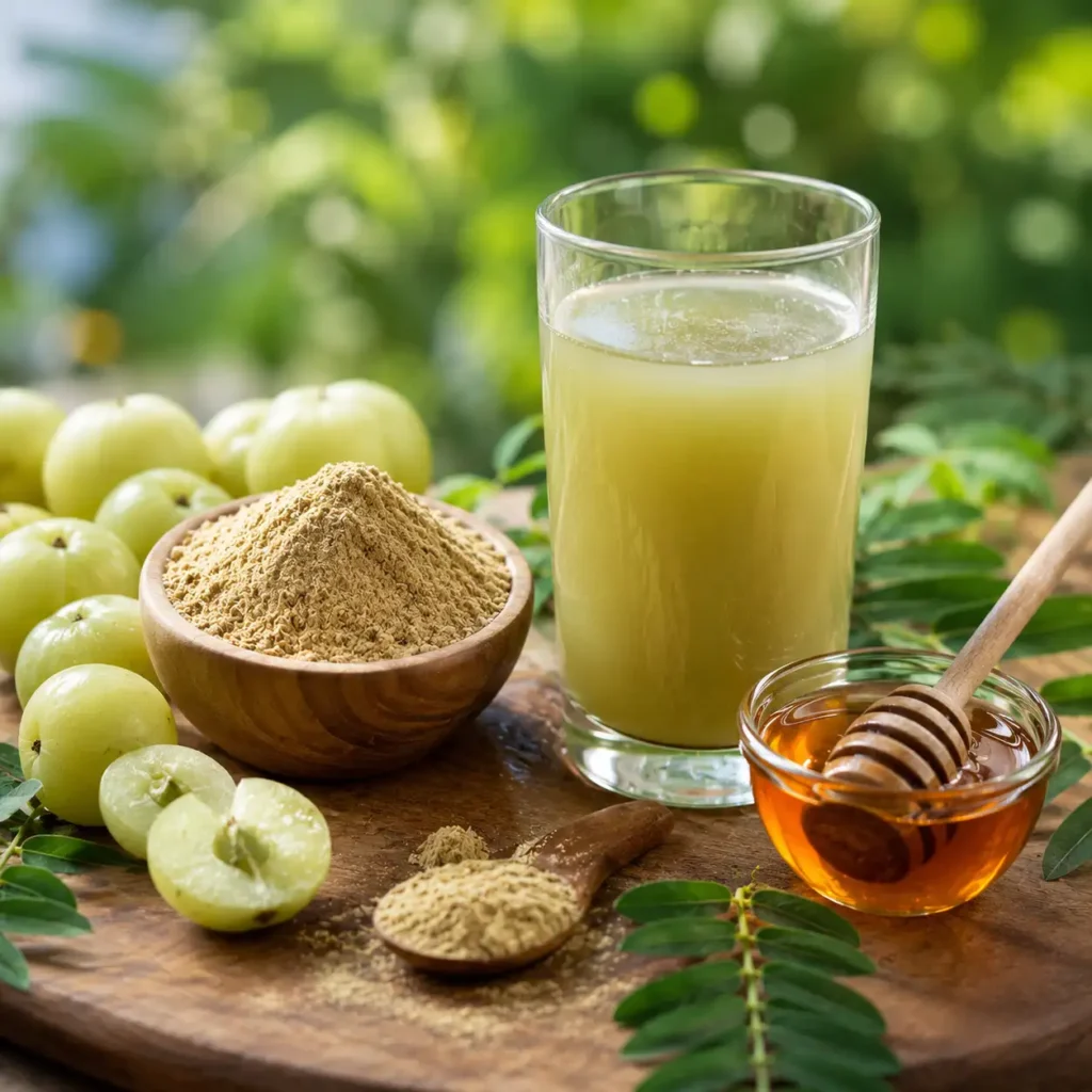 Benefits of Drinking Amla Powder With Water Honey & Daily Use