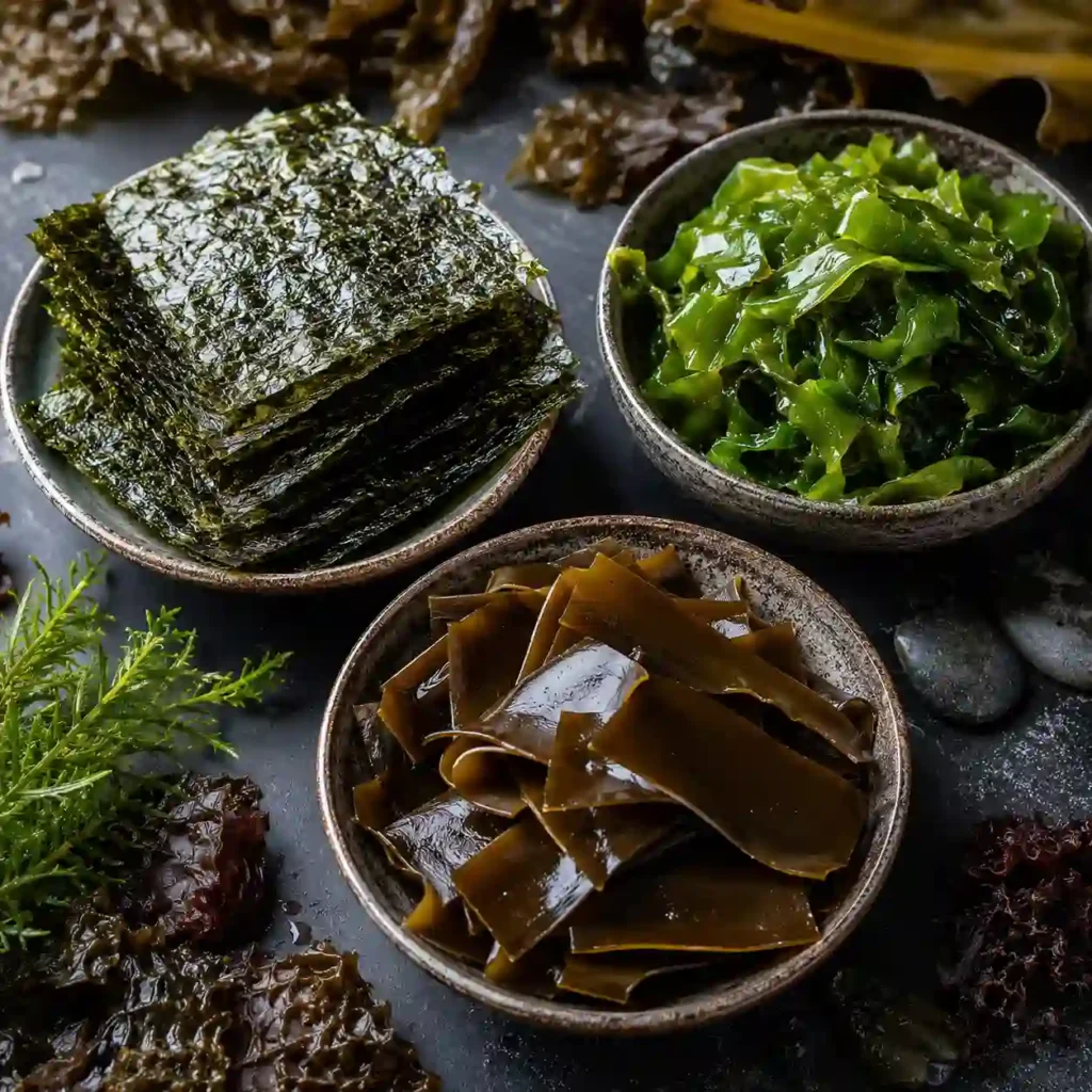 Detailed Nutritional Breakdown Nori vs Wakame vs Kelp