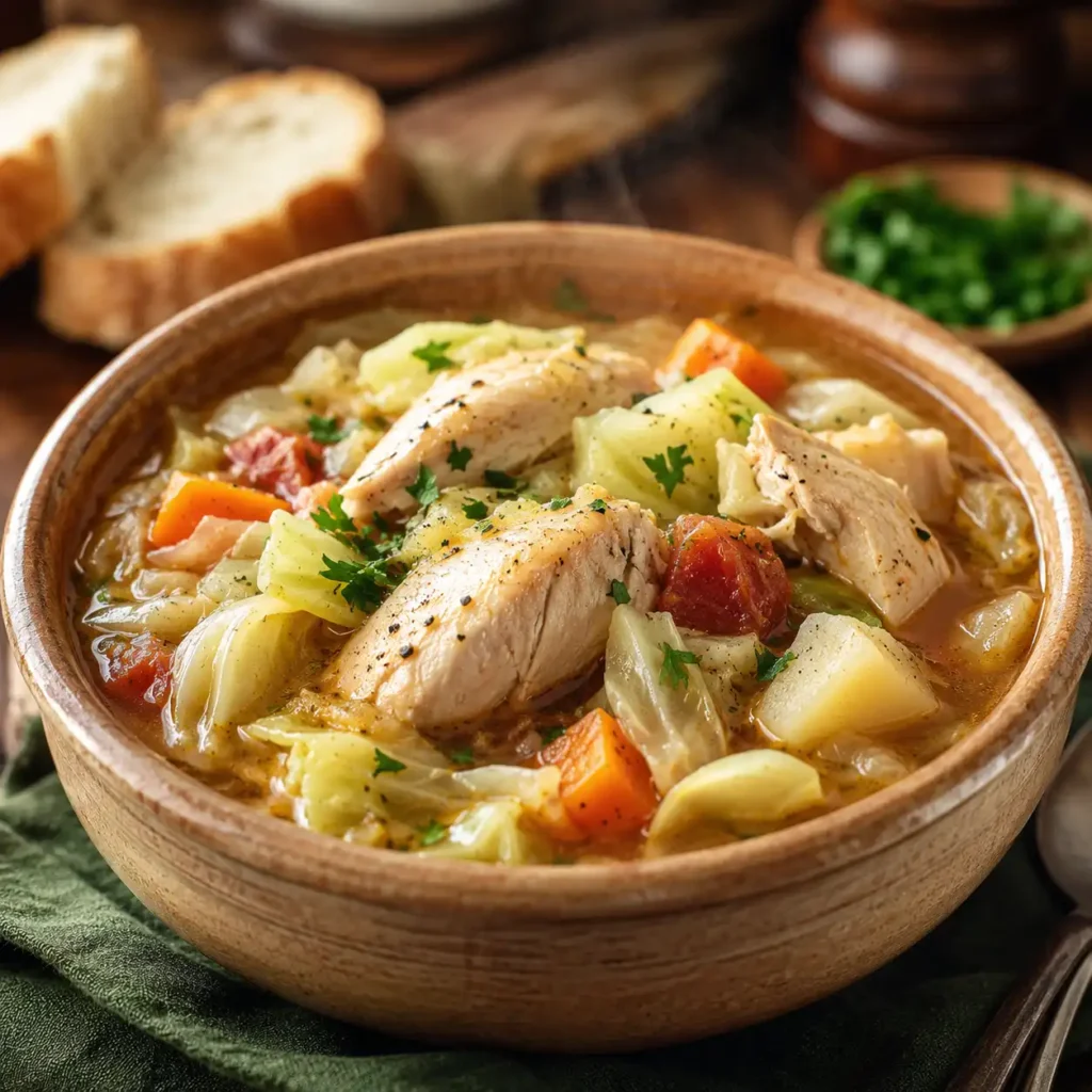 How to Make Cabbage Stew with Chicken