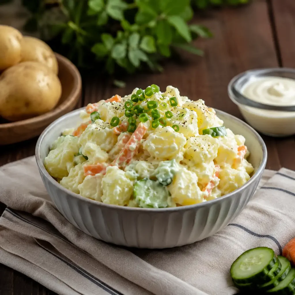Korean Potato Salad Calories and Nutrition