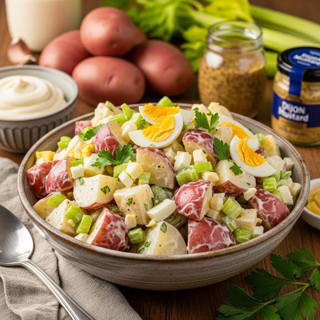 Red Potato Salad with Egg