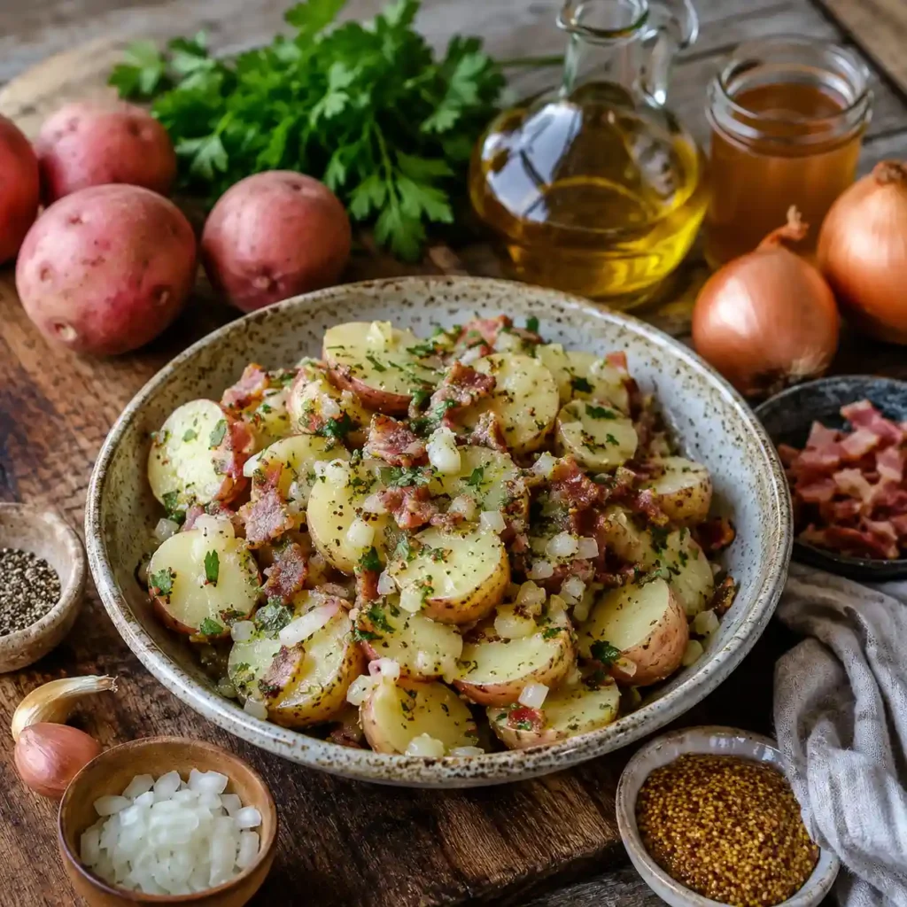What Ingredients Are in German Potato Salad